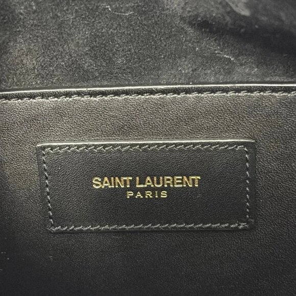 SAINT LAURENT PARIS Classic Baby Duffle Black Leather - Handbag 476-081825 - Picture 8 of 8